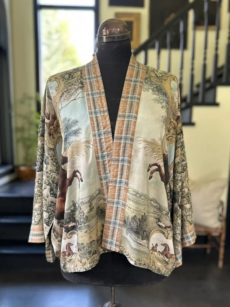 MARKET OF STARS CROPPED KIMONO