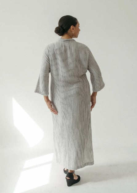 CRINKLE SHIRT DRESS