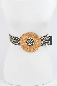 ROUND BAMBOO BUCKLE BELT