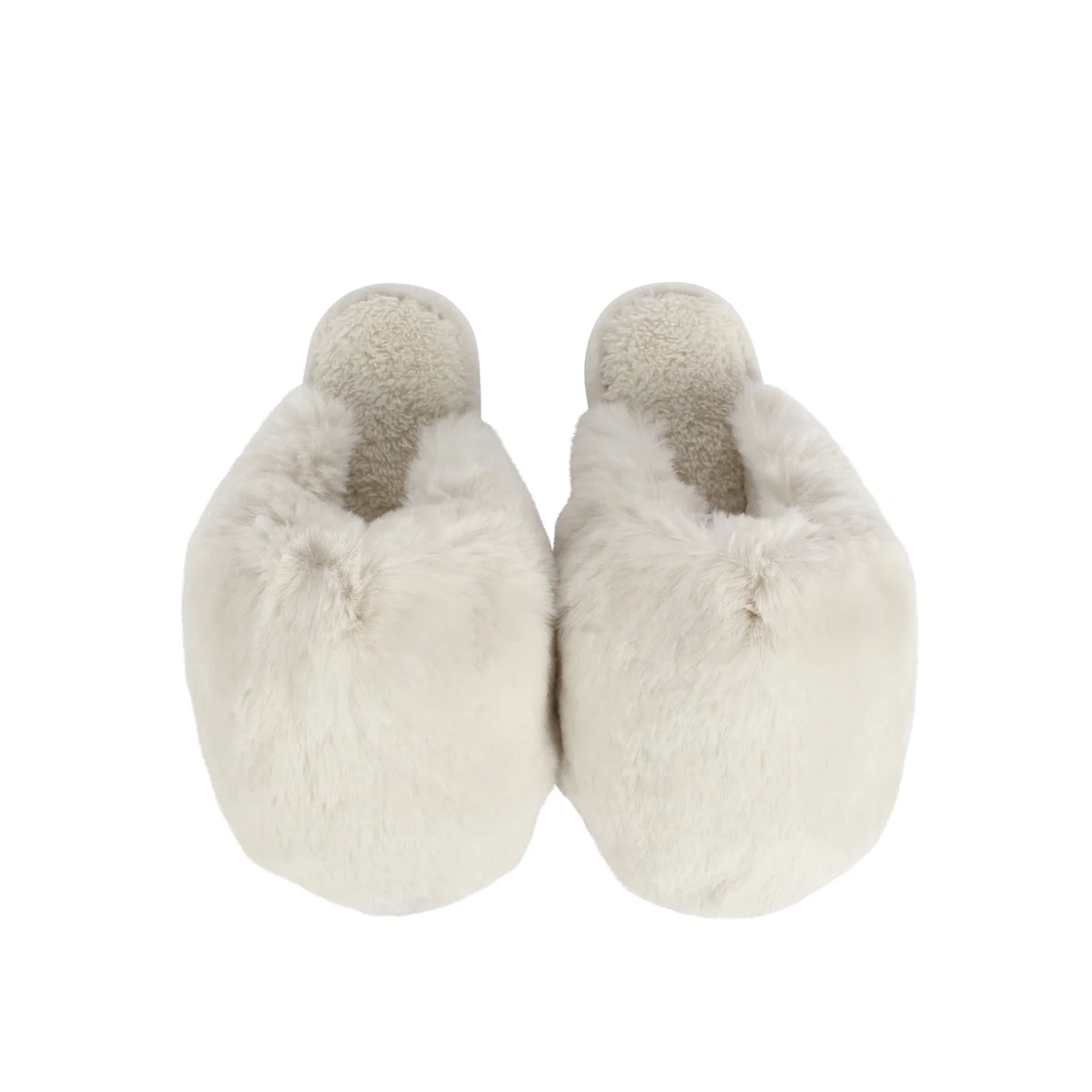 FAUX FUR SLIPPERS - PLUSH