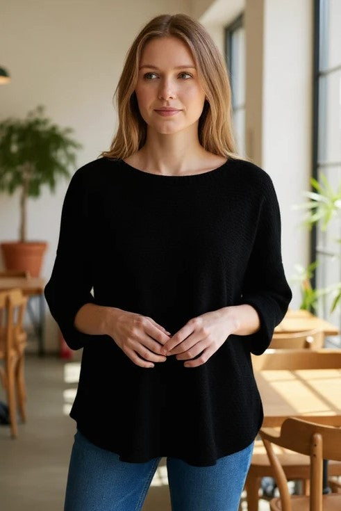 CATH PULLOVER TXTRD