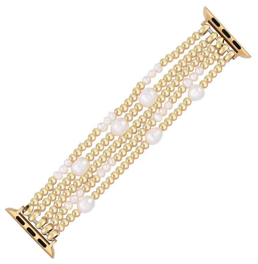 CAPE DIABLO APPLE WATCH STRAP PEARL STRETCH