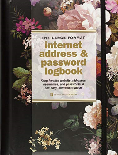 PPP INTERNET LOG BOOK FLORAL