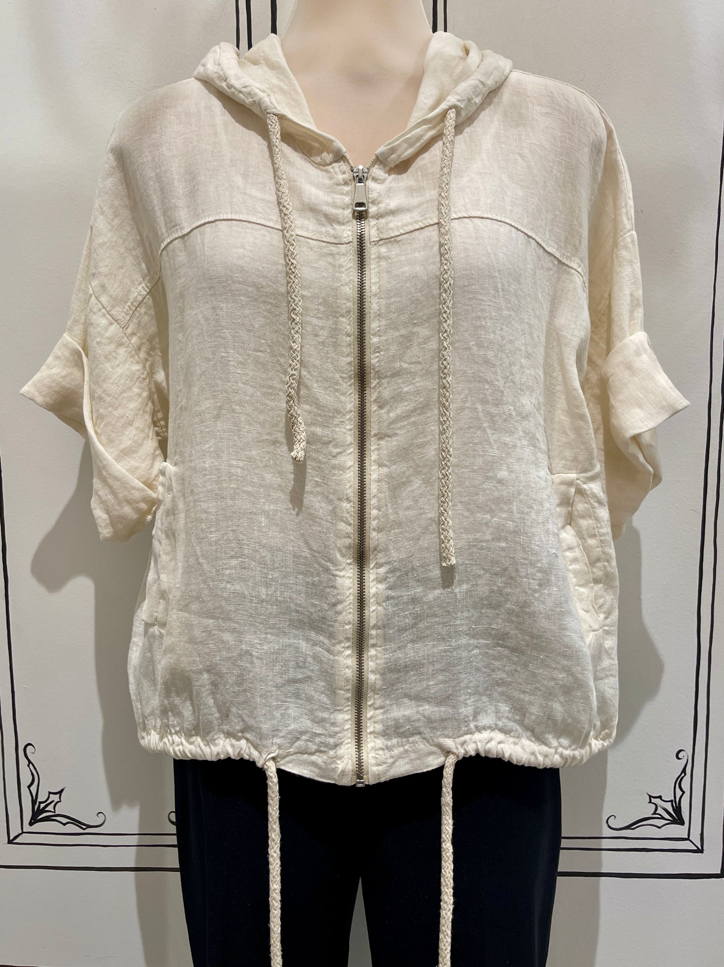 SHORT SLEEVE HOODIE