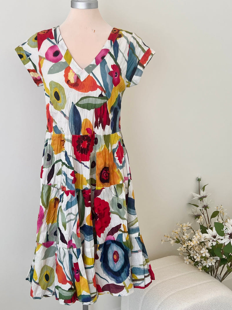 DRESS ADDICT VNECK STYLE DRESS
