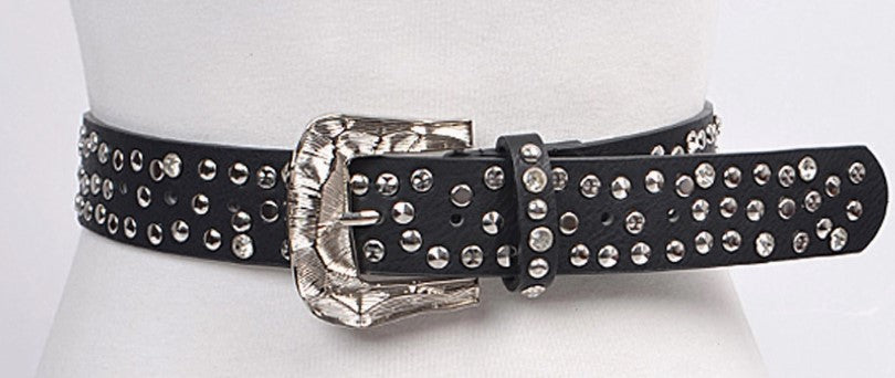 STUDDED BUCKLE BELT