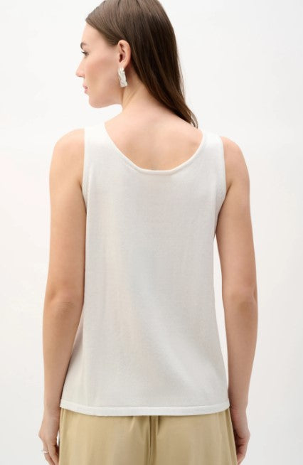 JOSEPH RIBKOFF EMBELLISHED KNIT CAMISOLE