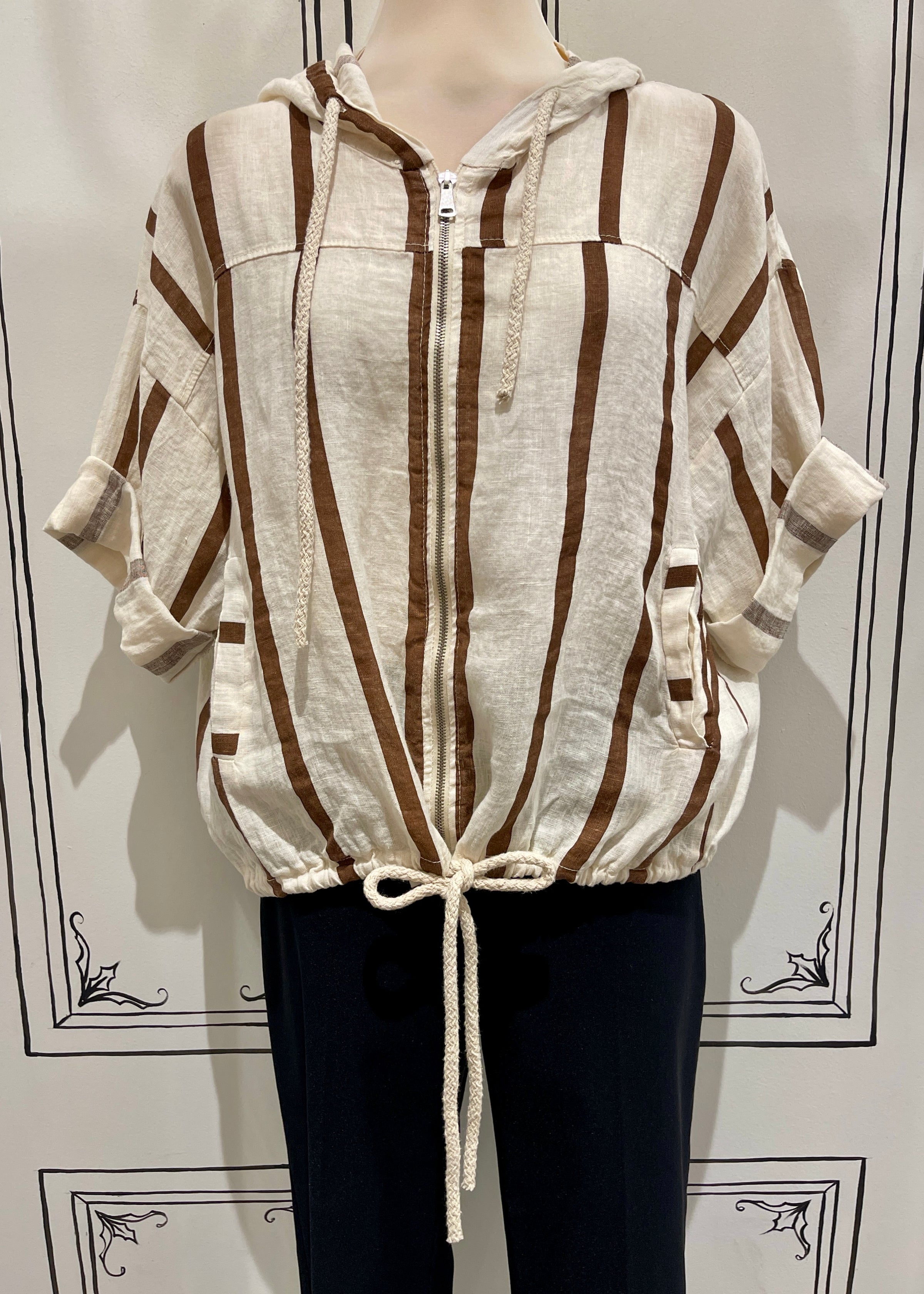 SHORT SLEEVE HOODIE