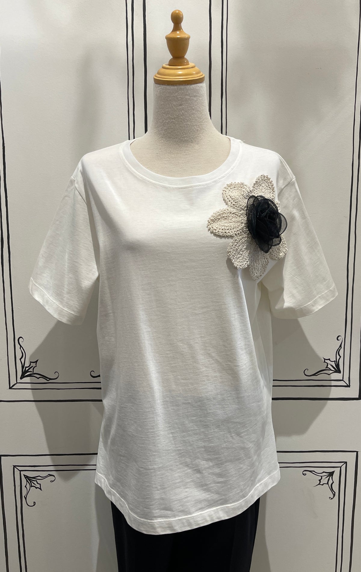 CROCHET FLOWER TOP