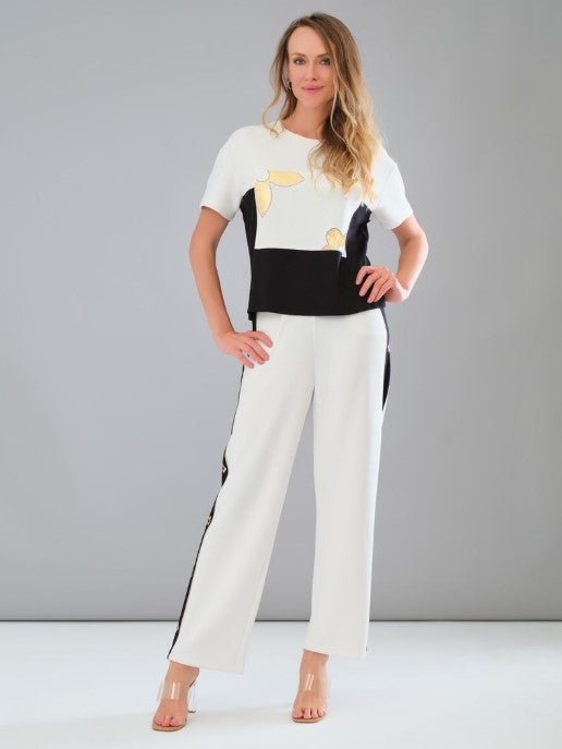 TRICOTTO TOP COLOUR BLOCK