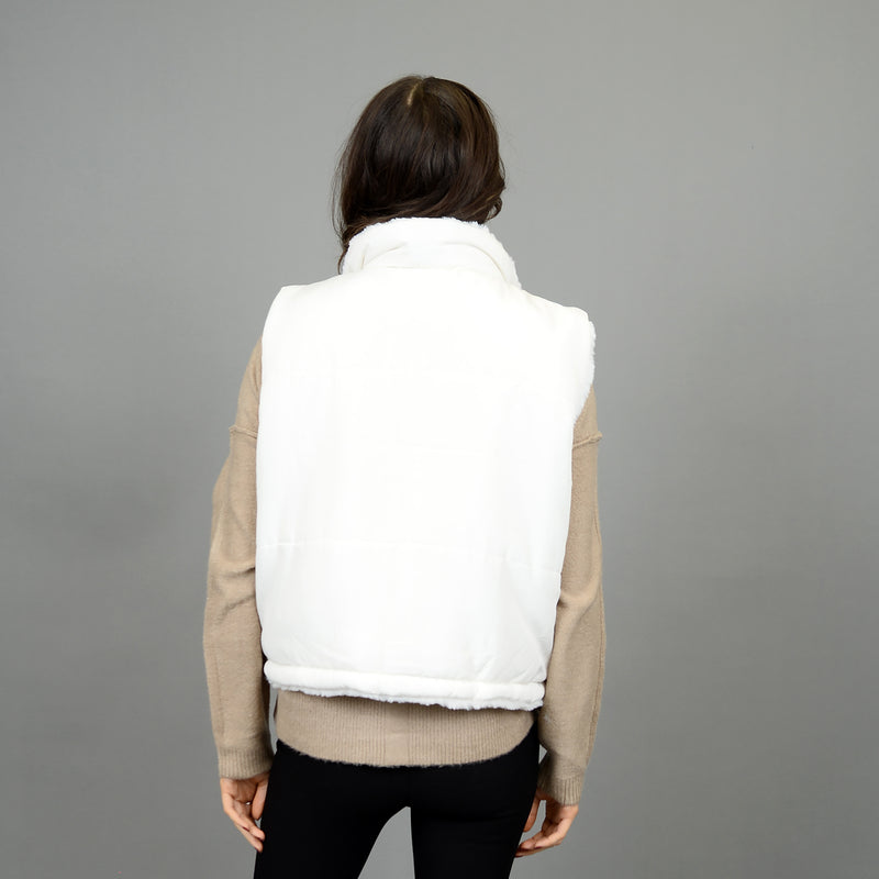 RD VEST REVERSIBLE FAUX FUR