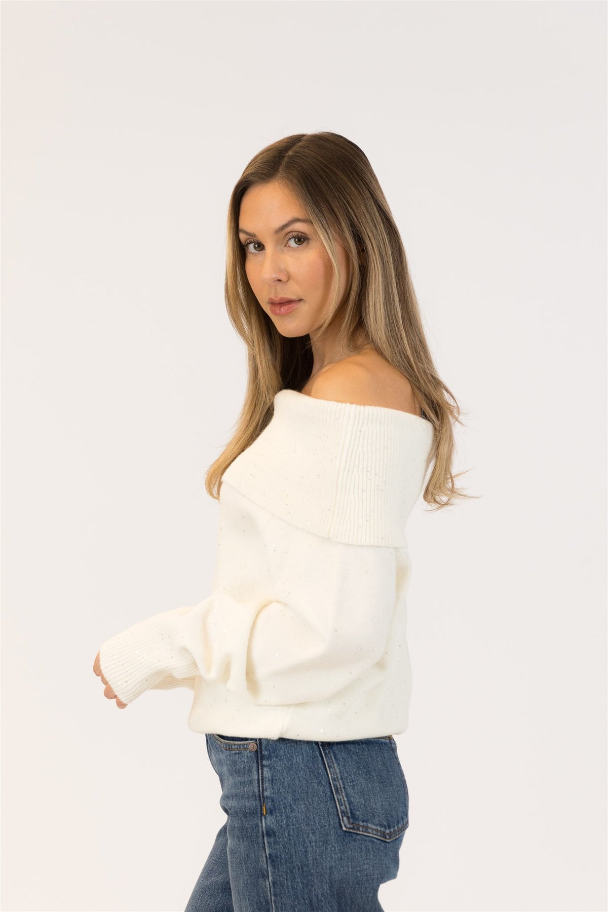 LYLA SWEATER OFF SHLDR