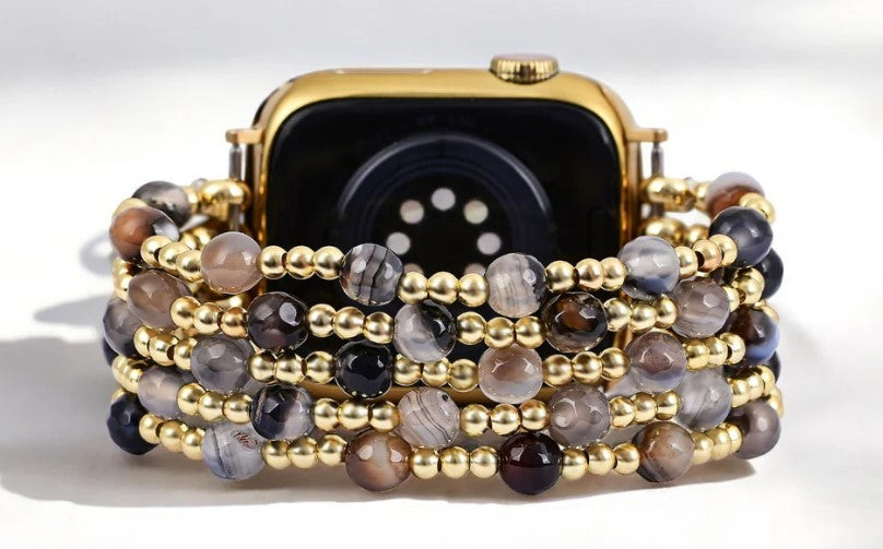 CAPE DIABLO APPLE WATCH STRAP AGATE STRETCH