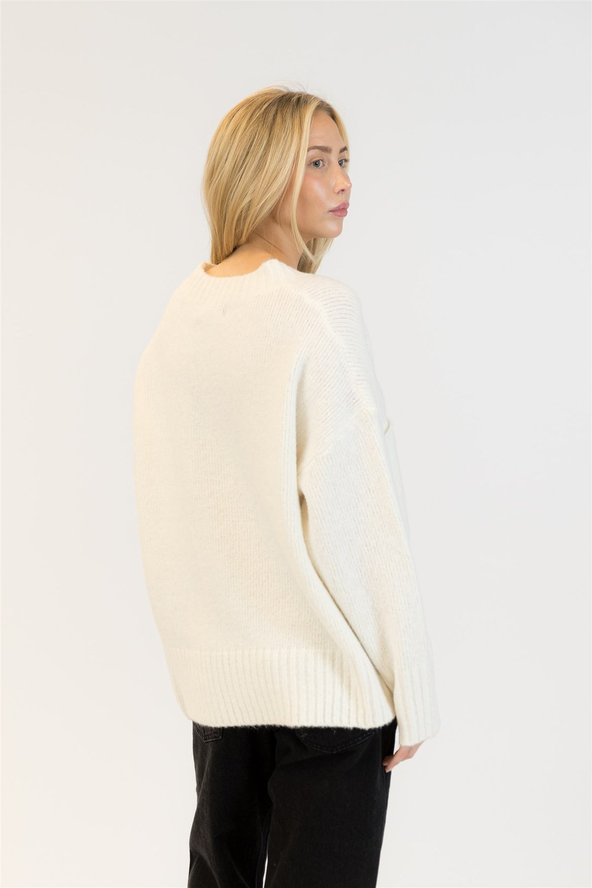 LYLA SWEATER PULLOVER IVRY