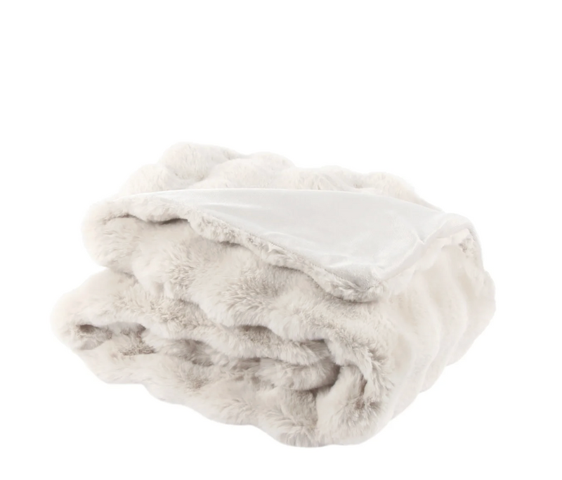FAUX FUR THROW