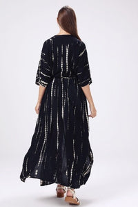 LONG BELTED KIMONO