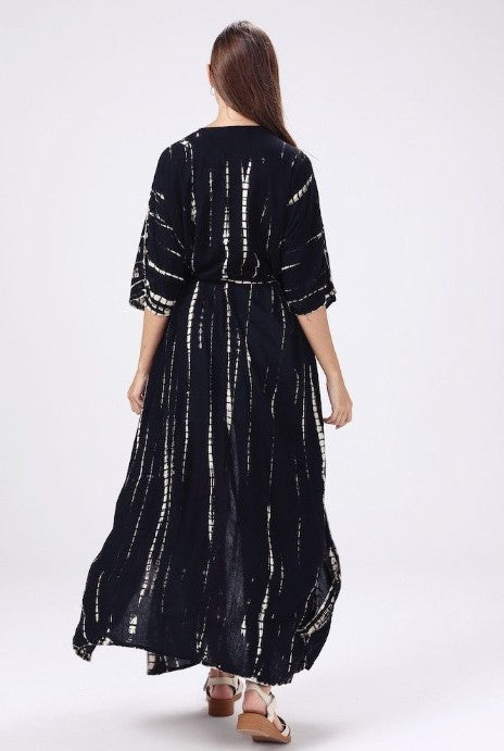 LONG BELTED KIMONO