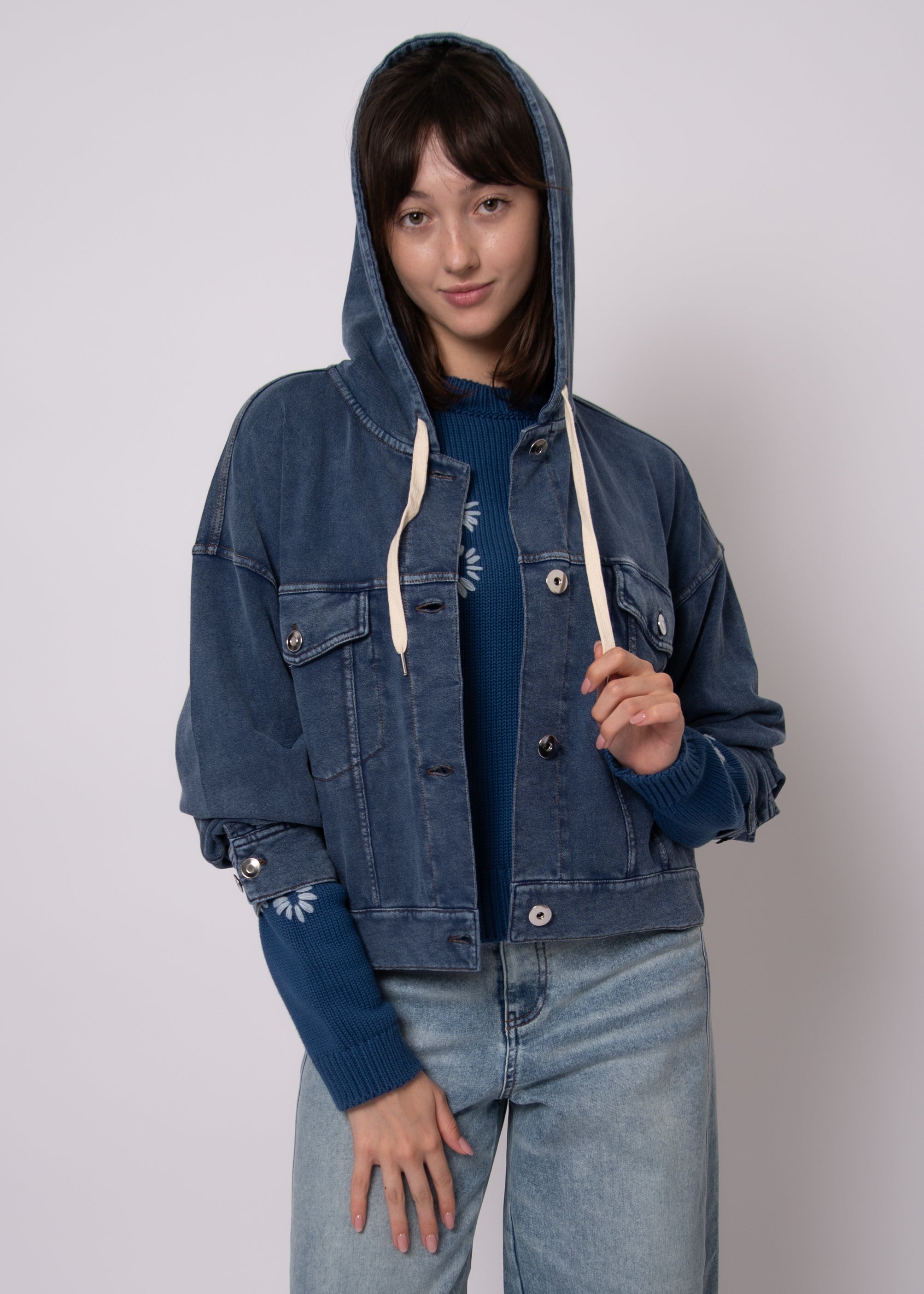RD HOODIE DENIM LOOK