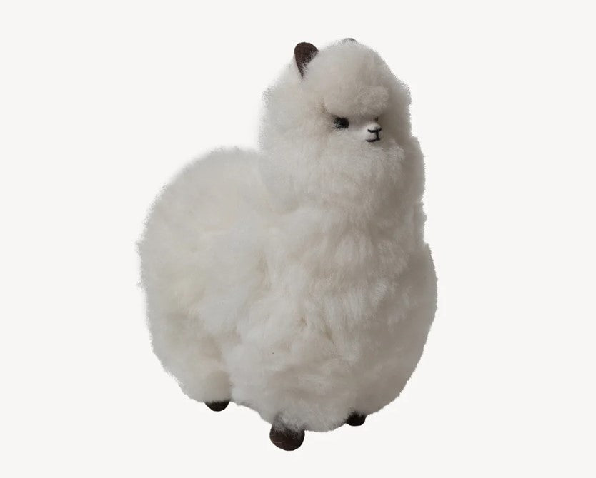ALPACA FUR STANDING PLUSH