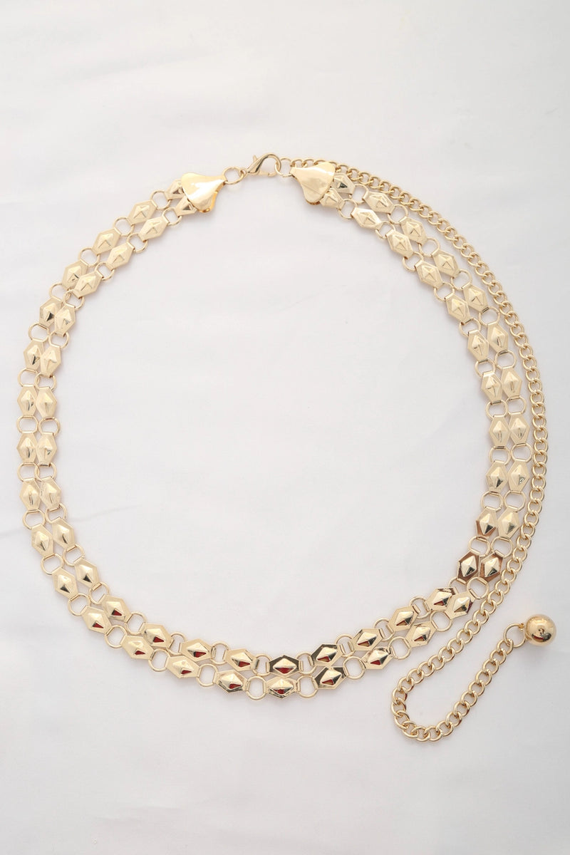 JA BELT GOLD METAL CHAIN