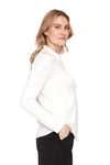 UP PONTE V NECK TOP