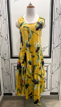PRINTED TANK DRESS