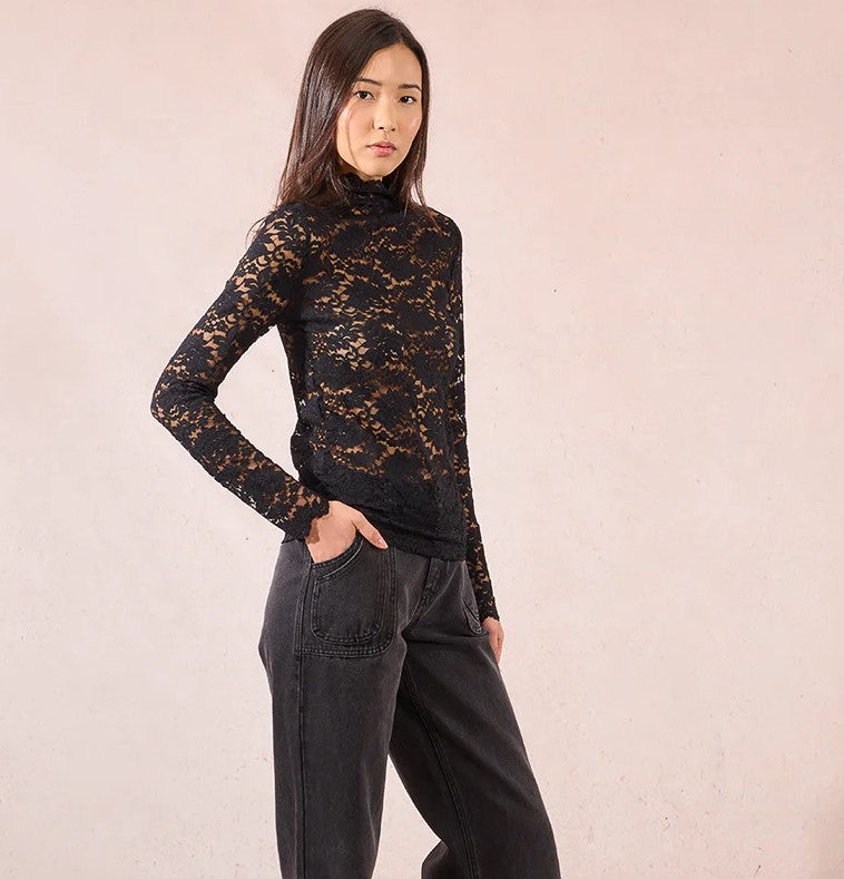 MOLLY LACE LONG SLV
