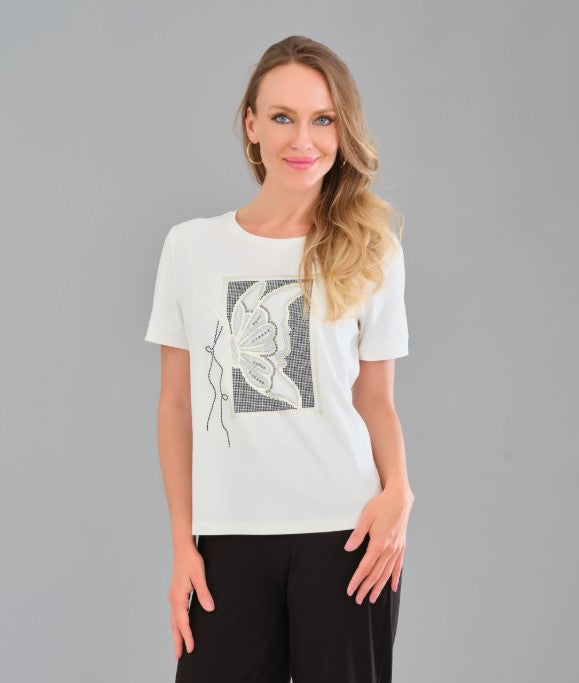 TRICOTTO TSHIRT BUTTERFLY