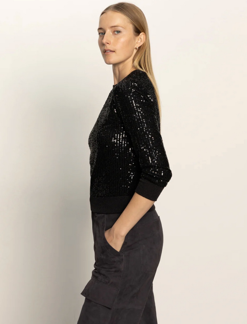 SANCTUARY RELAXED SPARKLE PULLOVER