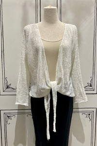 LIGHTWEIGHT TIE FRONT CARDIGAN