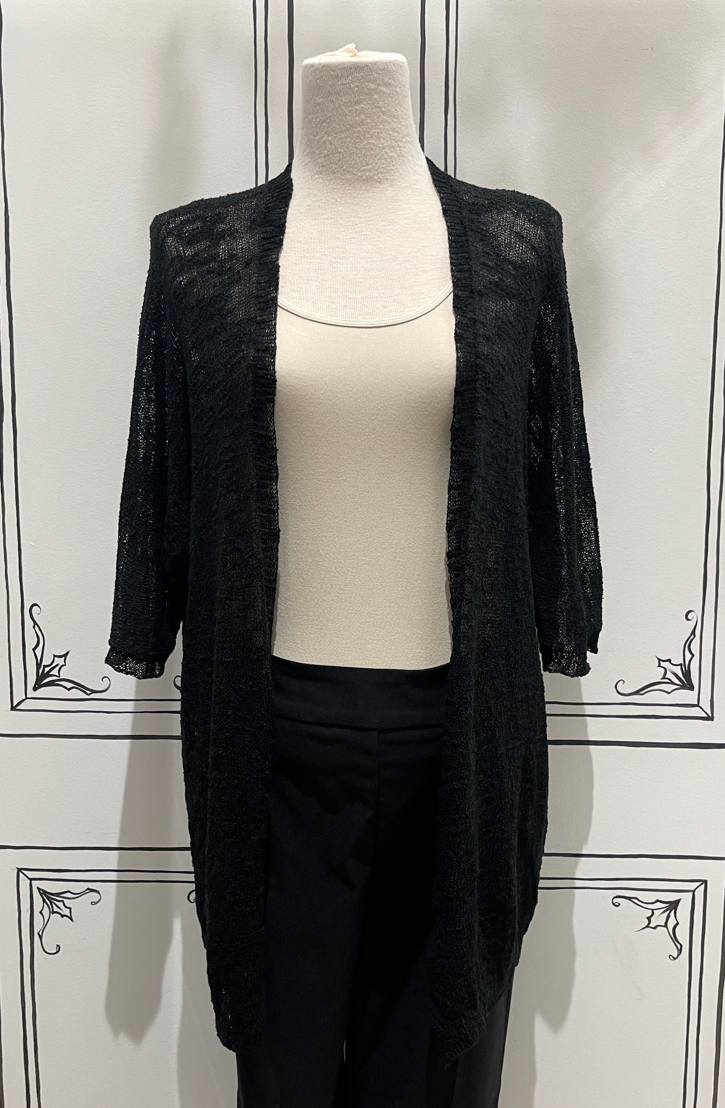 LIGHT WEIGHT OPEN FRONT CARDIGAN