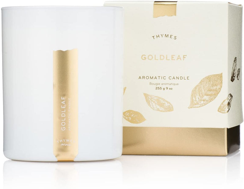 THYME CANDLE POURED GOLDLEAF