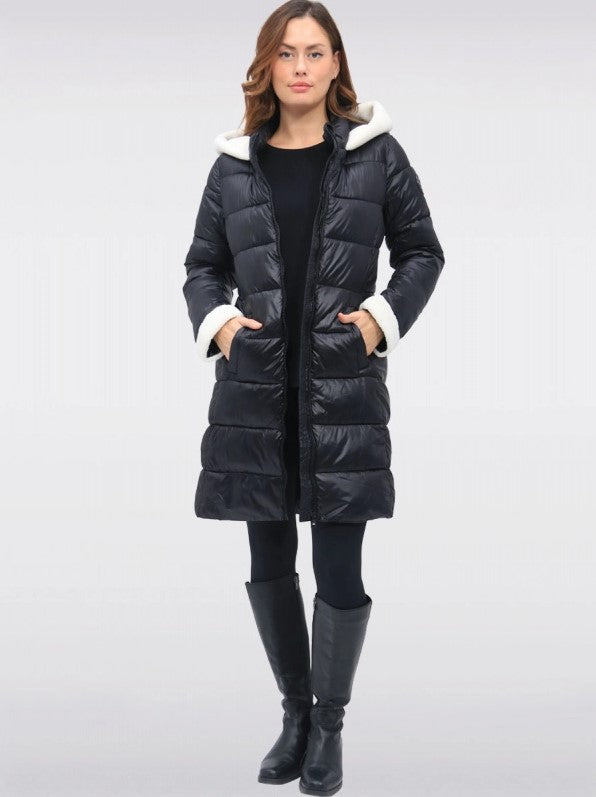 POINT ZERO LONG PLUSH PUFFER
