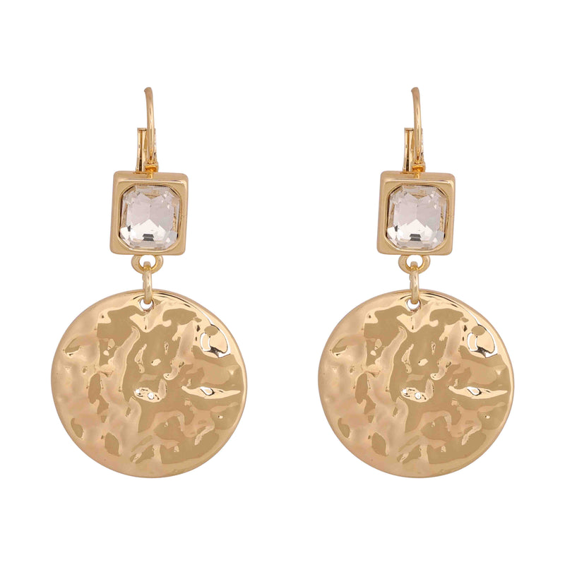 MERX HAMMERED CIRCLE EARRING