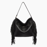 JEN & CO. FRINGE SATCHEL BAG