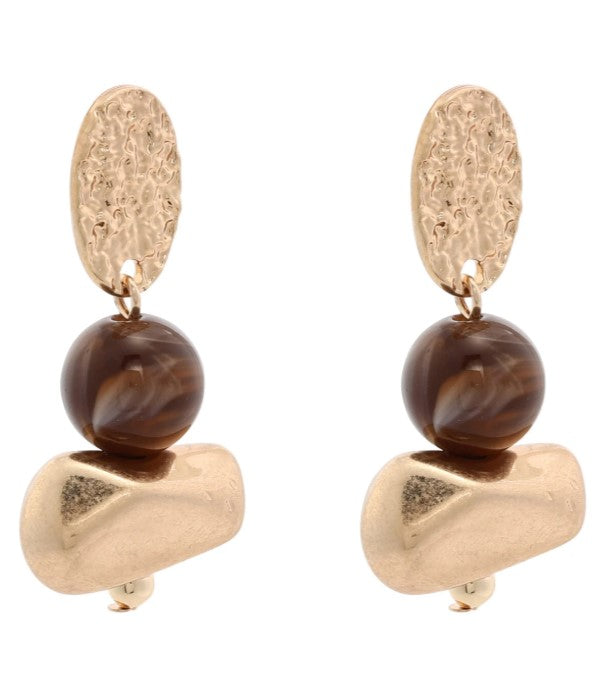 MERX EARR MARBLE RESIN POST BACKING