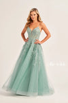 EW GOWN ALINE LACE APPLQ