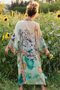 MARKET OF STARS KIMONO OPERA ROBE WITH BELT