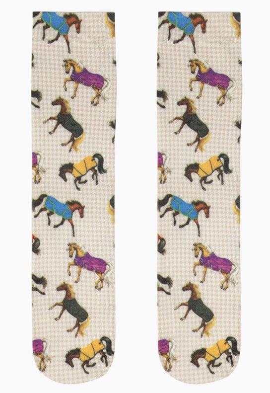 AWST SOCKS HORSES IN BLANKETS