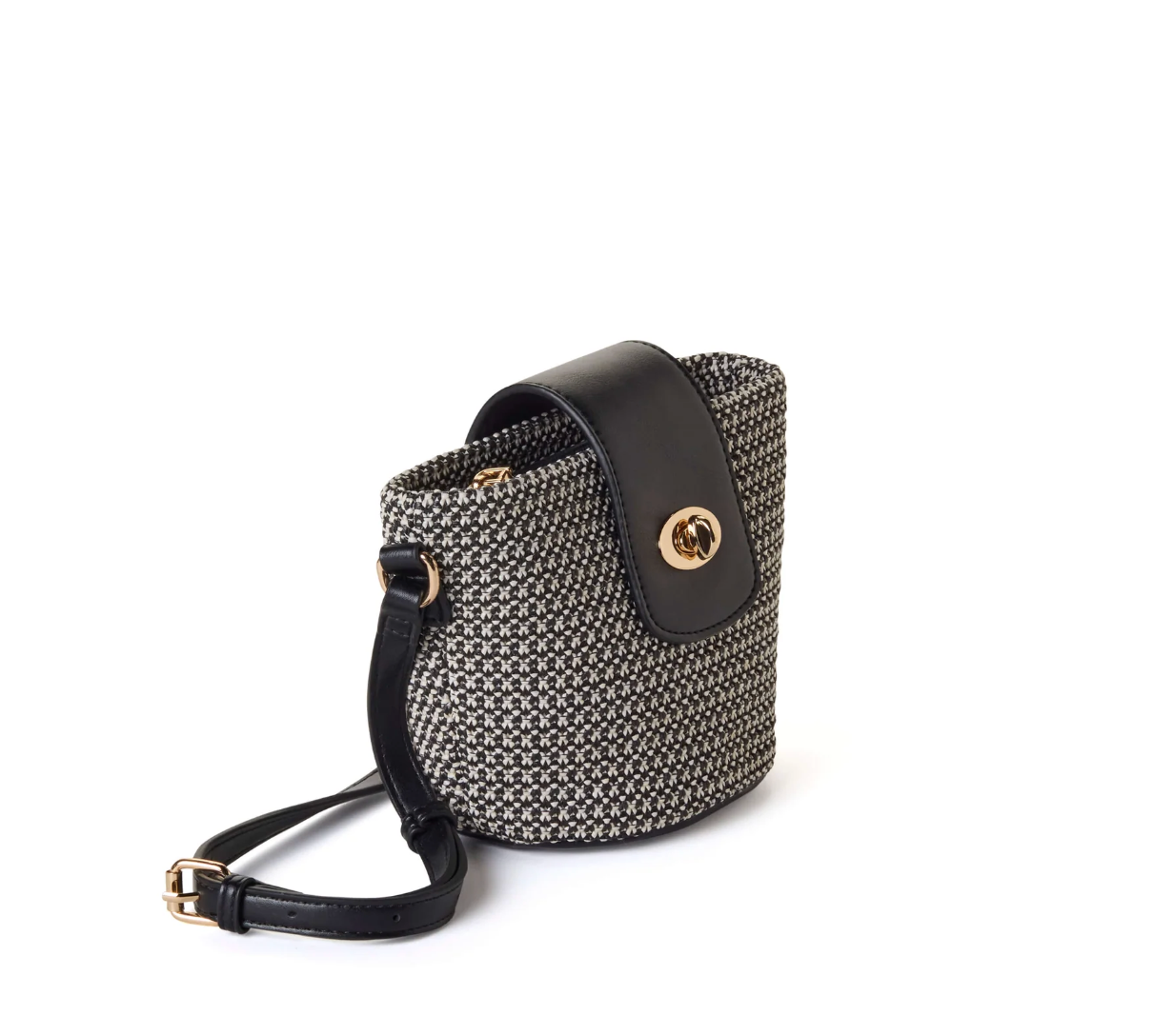 SKYLA BAG CROSSBODY 2 TONE WOVEN