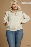 UM  1/3 ZIP PULLOVER RUFF