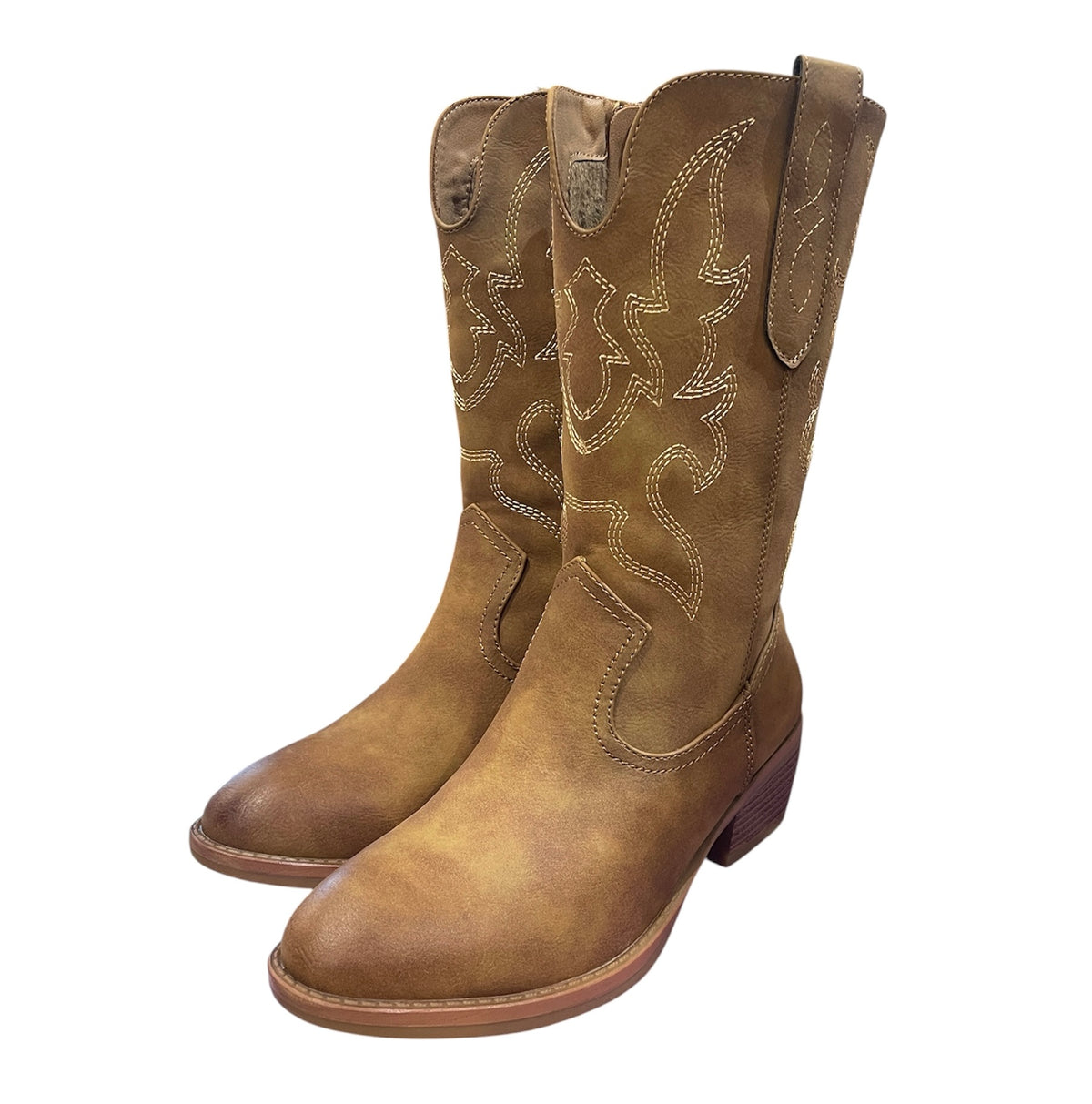 TAXI BOOT WESTERN MID CALF