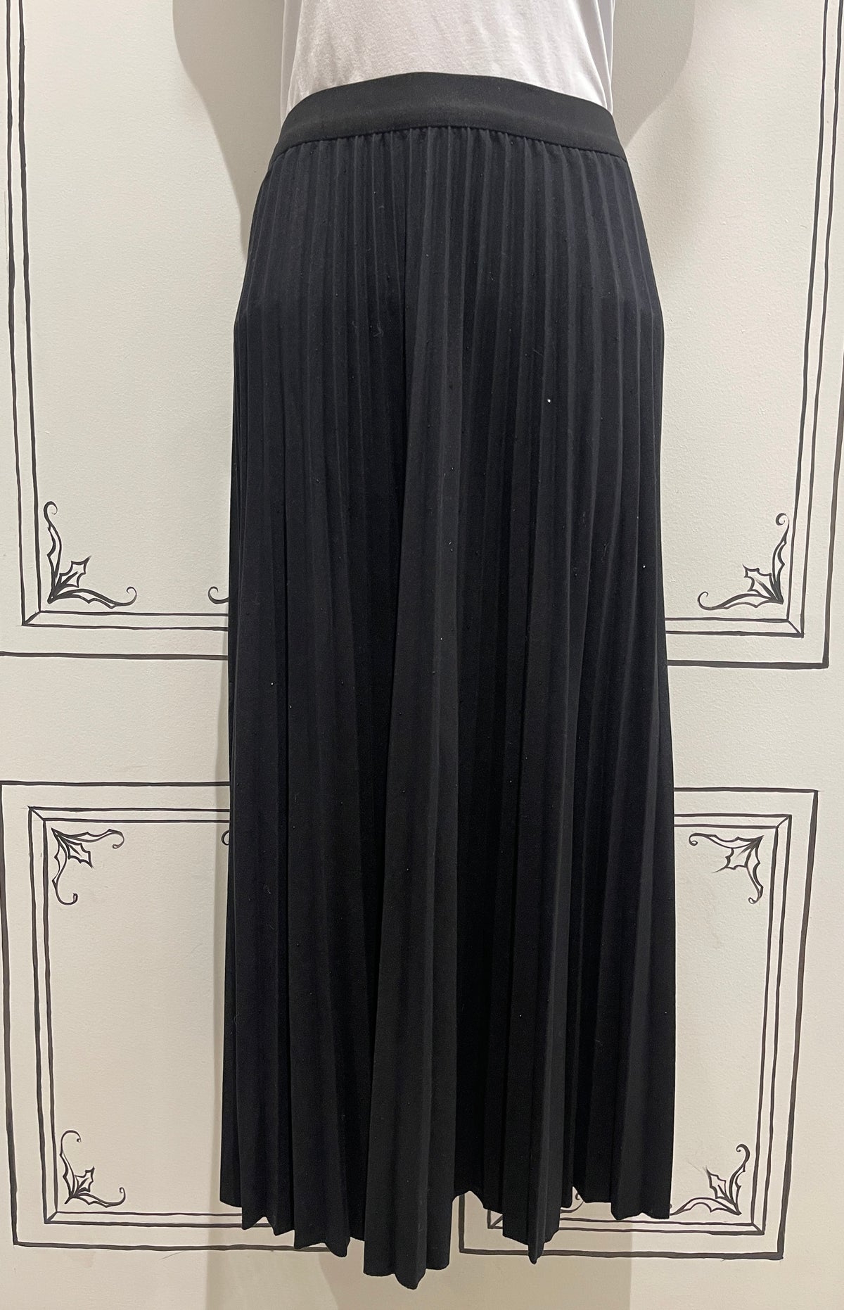 ROL SKIRT SPARKLE PLEATED ELASTIC WAIST