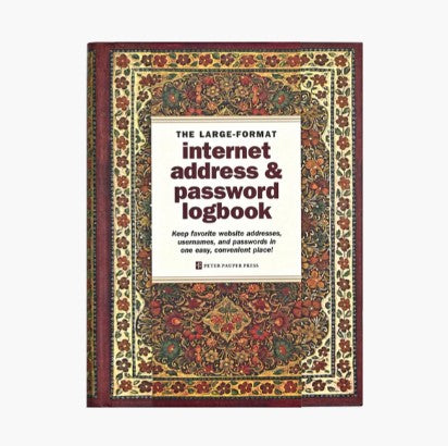 PPP INTERNET LOG BOOK GILDED