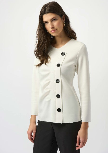JOSEPH RIBKOFF SCUBA JERSEY STRAIGHT TOP