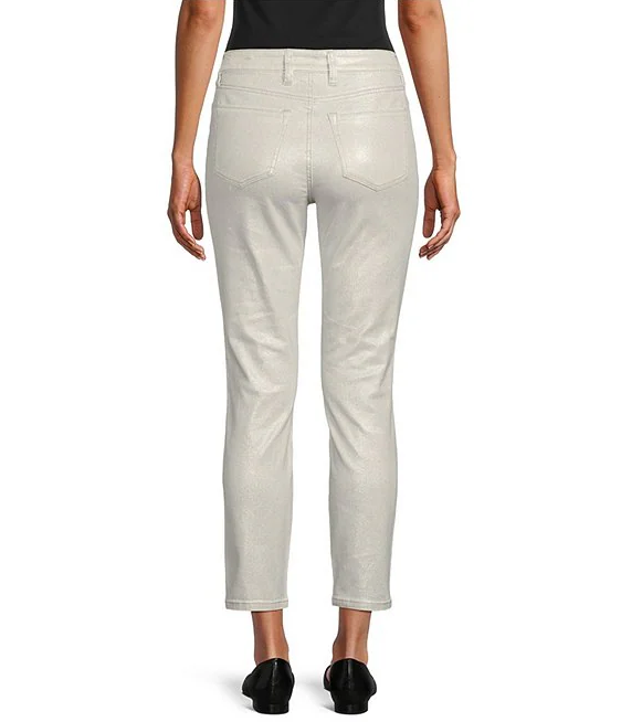 TOMMY BAHAMA METALLIC STRETCH CROP ANKLE PANT