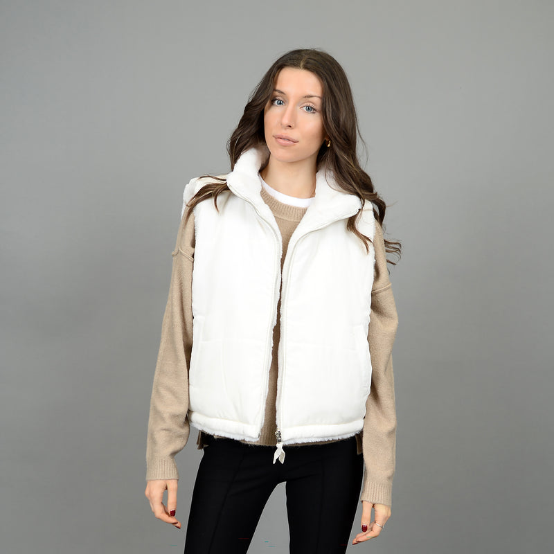 RD VEST REVERSIBLE FAUX FUR