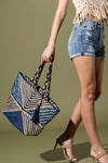JUTE GEO PATERN BAG