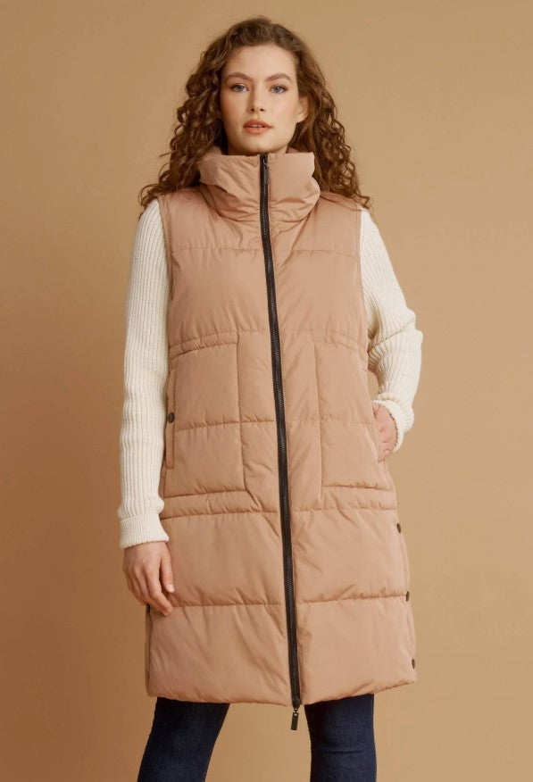 NIKKI VEST SUPER LIGHT QUILTED W/SIDE SNAPS