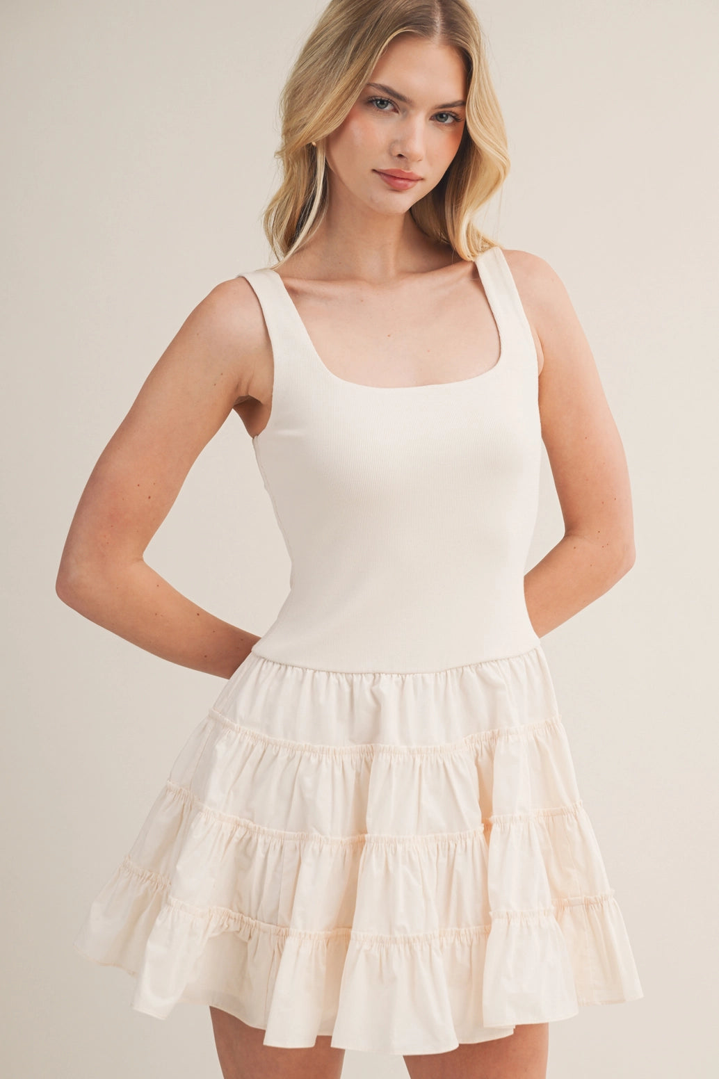 MUST TANK BOD TIERED DRESS